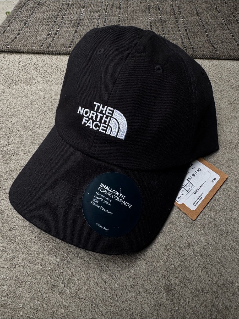 The North Face Black Classic Logo Baseball Cap